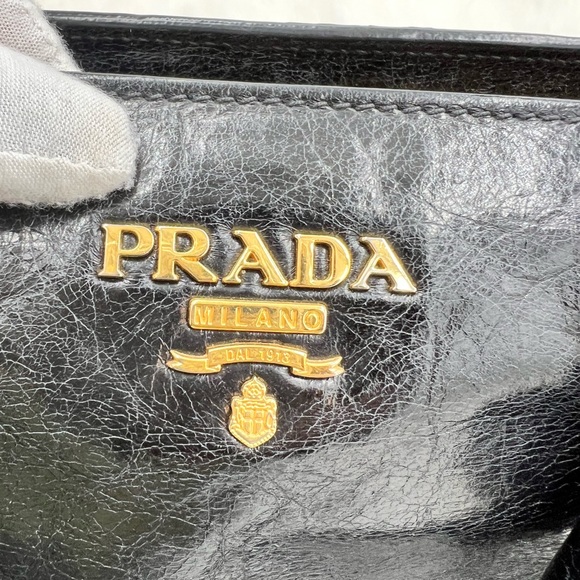 ♦️Prada vitello Shine satchel/shoulder bag - Picture 10 of 11